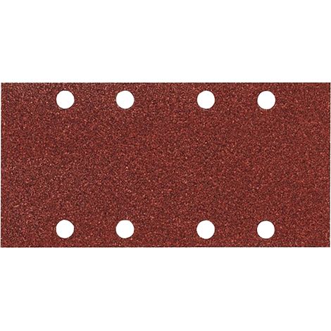 Carta abrasiva velcro Makita, 93 x 185 mm, K60, 50 pz. 93 x 185 mm - K60 - 50 pz. - 8 fori