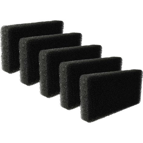 vhbw 5x Schaumfilter kompatibel mit Gorenje SP10/321 D8565N, SP10/321 D8465N, SP10/321 D8464N, SP10/321 D8450N, SP10/321 D7565NR Wäschetrockner