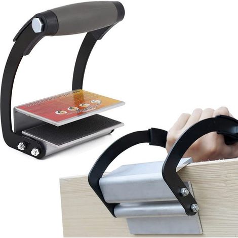 Llave para manipular tablas de madera, con mango para madera contrachapada/tablero, para facilitar la manipulación de madera seca, tablas de madera, etc. (1/5)