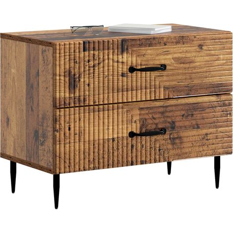 Maison Exclusive - Nachttisch Altholz 62 x 34,5 x 47,5 cm Holzwer