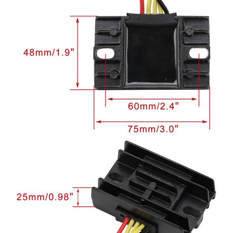 Voltage regulator rectifier adapters for S1000RR, S1000XR, HP4, 1000 RR, XR, S, 1000RR, 1000XR (1/4)