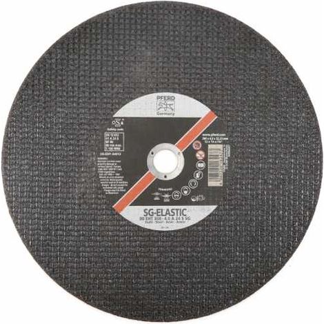 Disque à découper l'acier Pferd. Ø 300 mm. Al 20,2 mm. Ep 4 mm (1/4)