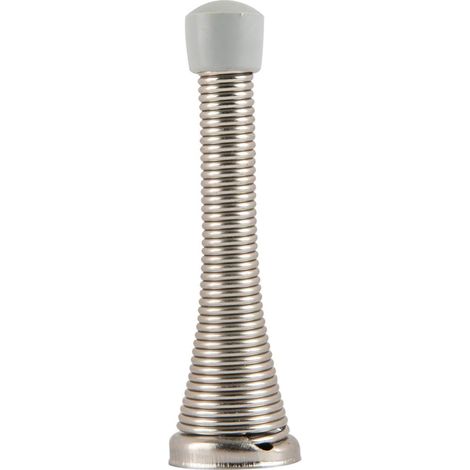 APEX Butées de porte à ressort (12 pièces) - Nickel brossé (1/4)