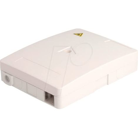 DELOCK BOÎTE DE RACCORDEMENT LWL POUR 2 X SC SIMPLEX OU LC DUPLEX BLANC 87138