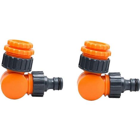 Raccord de tuyau d'arrosage, adaptateur de robinet, arrosage automatique (2 pièces) (1/5)