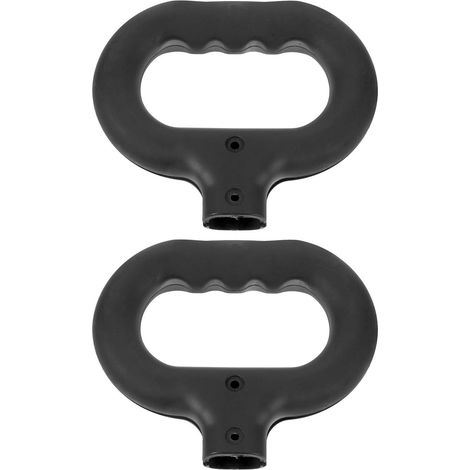 Lot de 2 Poignées de Traction en Plastique Résistant, Poignée Remplaçable Ergonomique et Antidérapante pour Chariot de Camping et Chariot de Jardin, Accessoires pour (1/5)