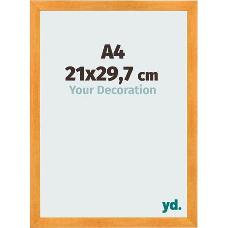 yd. - Cadre photo A4 21x29.7 - Orange - MDF - Pisa (1/5)