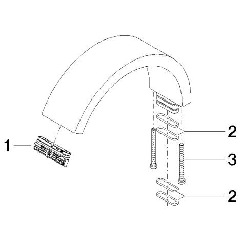 Dornbracht 90117001200-28 Bec Pièces de rechange