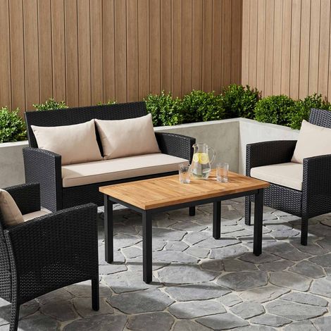 vidaXL Piano del tavolo 80,5 x 40 x 2 cm Rettangolare Naturale (1/5)