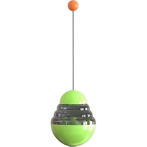Automatischer Futterball für Hunde, Haustier-Leckereien, interaktiver Futterball mit intelligenter Intelligenz, Welpenspielzeug, Futterausgabeball und Katzenspielzeug zum Spielen, Jagen und Kauen-Gree (1/5)