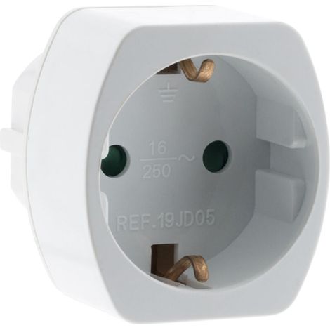 Stück UK-Steckeradapter, Reiseadapter von Frankreich auf Großbritannien, Steckeradapter für Irland, England, Schottland, Dubai, Malta, Typ-G-Adapter (weiß)