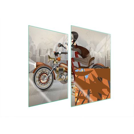 Plaque de protection en verre pour cuisine 2x35x52 LAS (1/5)
