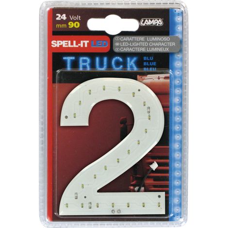 Spell-It Led, 90 mm, 24V - Blu - 2