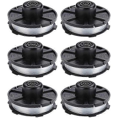 Lot de 6 bobines de fil de rechange pour tondeuses à gazon Makita modèles 196146-9 et 195858-1 (1/5)