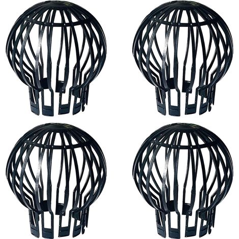 Filtre À Gouttière - Plastique - 4 Pièces - Pour Drainage De Toit - Compatible Avec Gouttières Standard (1/5)