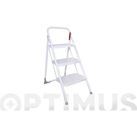 Taburete M/11 une blanco 3 peldaños MET004 ROLSER