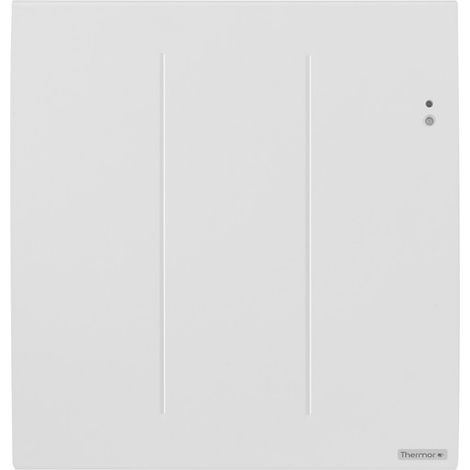 Thermor – Radiateur à inertie connecté 479321 – 750W horizontal blanc – Pour pièces de taille moyenne – Chauffage moderne et efficace (1/5)