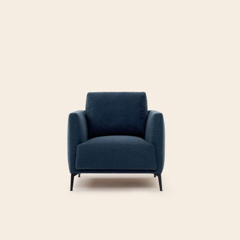 Fauteuil en Revêtement en tissu natté ODELLE