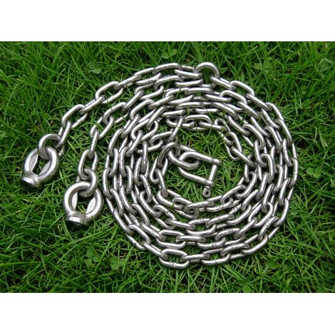 Juego de cadena para columpio de acero inoxidable de 2 m (1/3)