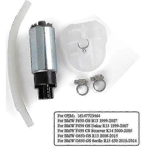 Pompe à carburant pour BMW F650 G650 GS R13 Dakar Scrarver K14 Sertao R13 650 2010-2014 16147723464 Édition C (1/5)
