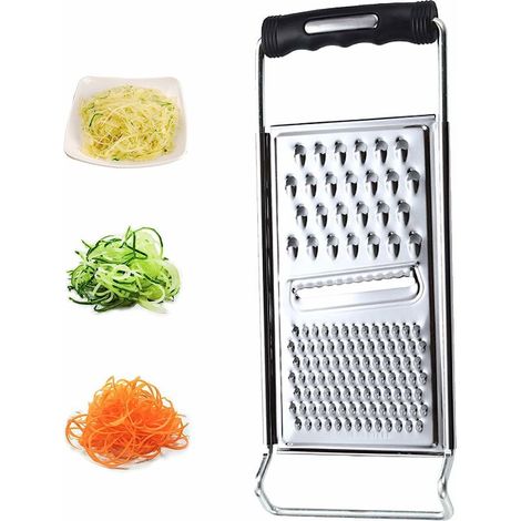 Râpe à pommes de terre manuelle en acier inoxydable Râpe à carottes en acier inoxydable Convient aux pommes de terre Carottes Apple Râpe professionnelle en acier inoxydable (1/5)