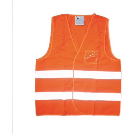 Gilet Alta Visibilità Colore Arancio Fluo Tg. Unica Codice 61731