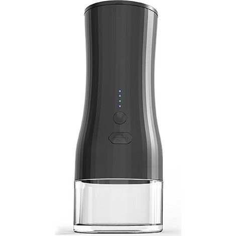 Elektrisches Salz- und Pfeffermühlen-Set – 140 ml Fassungsvermögen – USB-aufladbar – Einhandbedienung – Weißes Licht – Automatische Mahlgradeinstellung
