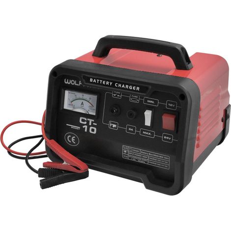 Caricabatterie automatico per avviamento auto 12/24V 10-100Ah (6A)