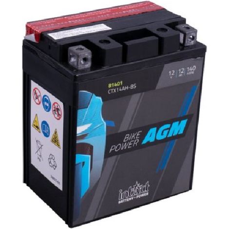 Batería de moto YTX14AH-BS  AGM Hermética YTX14AH-4