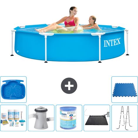 Intex Piscine Tubulaire Ronde - 244x51 cm - 8-pièces  S41441 (1/5)