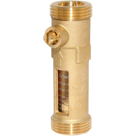 Afriso Durchflussmesser Flowmeter DFM 15-2M 8 bis 28 Liter AG1 x AG1 (Eurokonus) 80969