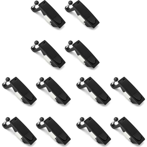 12 PièCes Séries Loquet à Compression en Alliage de Zinc Loquet à Levier Affleurant Plage de Prise Réglable 0,04 Pouces-0,94 Pouces (1/5)