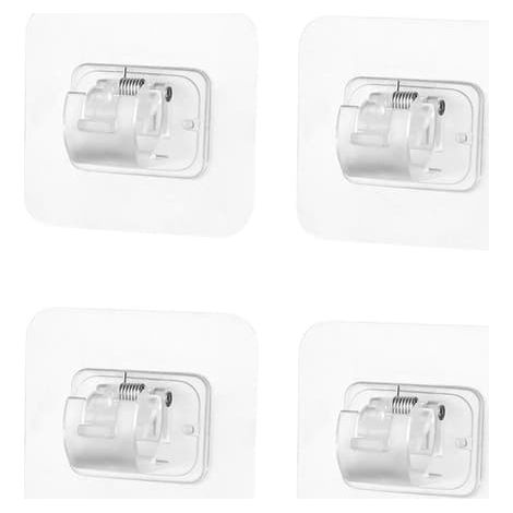 Supports de tringle à rideaux auto-adhésifs (lot de 2) (1/5)