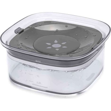 Gamelle Anti Éclaboussures Chien, Bol deau de Flottabilité pour Chien Gamelle Anti Goutte pour Chien de Voyage-Grande (1/5)
