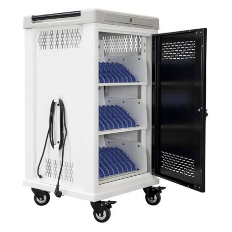 Tabletwagen - Safecart 30 PRO+ - Sichere Lagerung und einfache Handhabung für 30 Tablets (1/5)