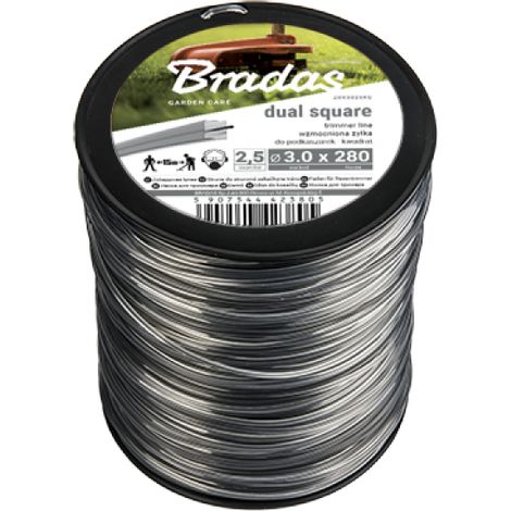 Alambre plastificado con abrazadera para plantas, Bradas, modelo ZRK3025KG, uso intensivo en jardinería, 2.5 kg de alambre flexible, resistente, reutilizable y versátil