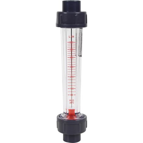 Débitmètre à ludion - flotteur ABS - 60-600L/h - Raccords PVC 20 mm à coller (1/5)