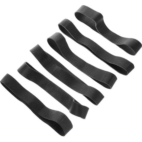 Sangle en caoutchouc pour la réparation de canapés et de chaises, 60 bandes par paquet, rouleau noir. (1/5)