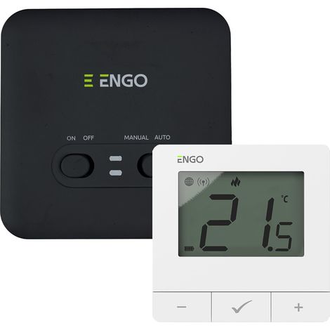 Salus ENGO E20i WIFI Thermostat Weiß und Schwarz
