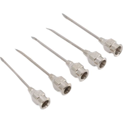 Aiguilles de seringue vétérinaires en acier inoxydable, 5 boîtes/lot, 12x25 pour animaux, volailles, bovins et porcins (1/5)