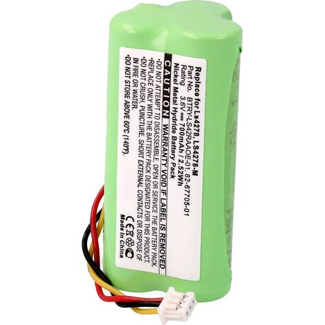 Bateria Para Codigo De Barras Motorola 3,6V 700mAh LS4278BL , LS42RAAOE-01