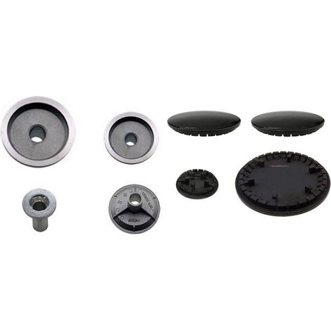 SPARTIFIAMMA + BRUCIATORE PER CUCINA GAS BOMPANI BORAL NERI 2 MEDIO NERO S 0413 (1/2)