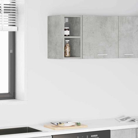 Hängeschrank Beton Grau 20 x 29,5 x 40 cm Holzwerkstoff