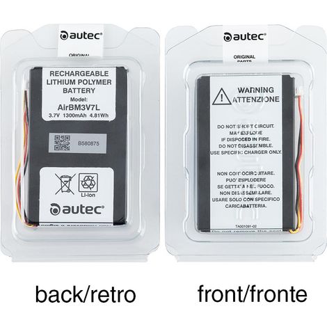Batterie lithium 3,7V 1300mAh – Pile rechargeable – Accu pour modèles A4 A6 A8 – R0BATT00E0018 – Autec