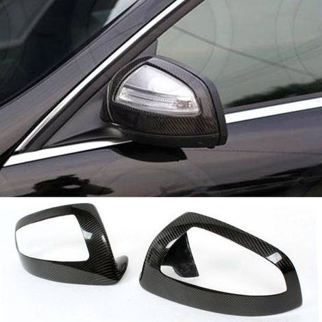 pair of mirror covers suitable for Mercedes-Benz W204, C230, C280, C300, C350, C63 and AMG models from 2007 to 2009. (1/5)