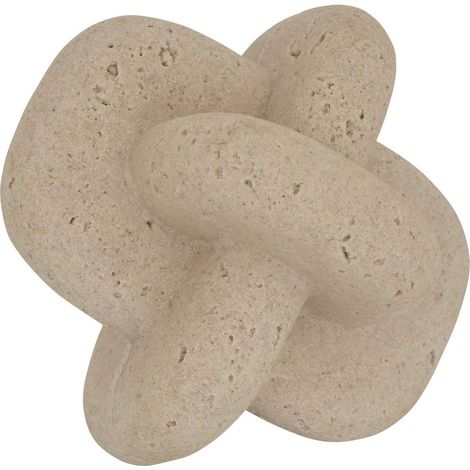 Decorazione da tavolo dave beige 14x14cm - Atmosphera créateur d'intérieur