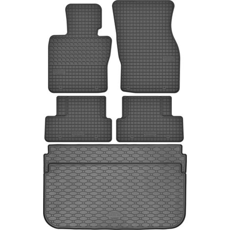 Ensemble de tapis de sol en caoutchouc pour Mini Cooper III Hatchback (2014-2024) + tapis de coffre