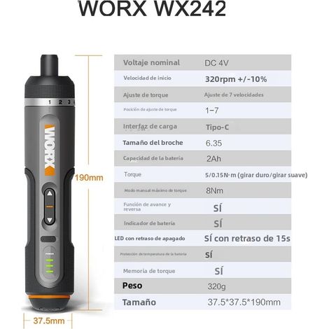 Tournevis électrique rechargeable USB 4V, outil de perçage portable (1/5)