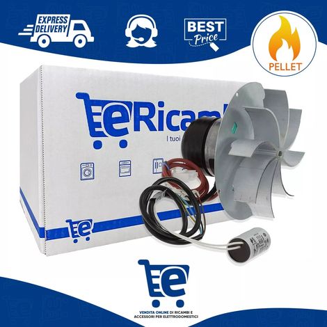 Estrattore Aspiratore Fumi Stufe Pellet ECOFIT 2RECA3 Ventola 25mm con Encoder (1/5)