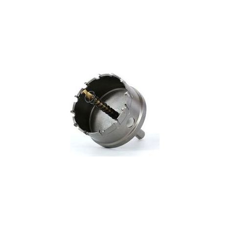 Scie Cloche Bi-métal, 110 mm Carbure TCT en Acier Inoxydable de Qualité Industrielle, Scie Trépan Alliage Métallique en Acier à Grande Vitesse pour Métal,Alliage Aluminium,Plastique,Bois
